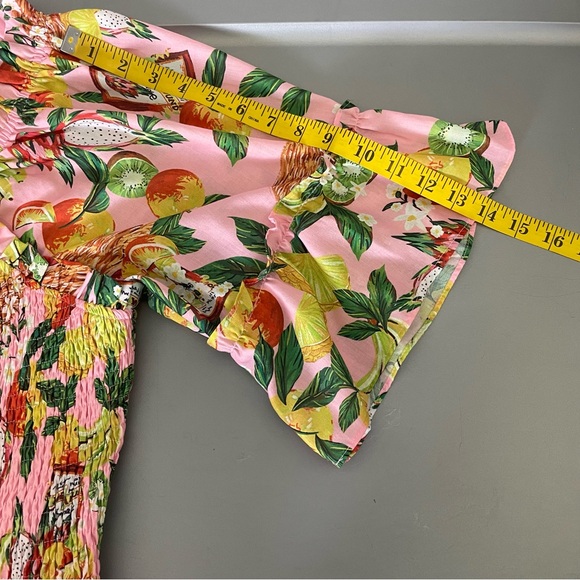 Ivy City Co Harmony Dress Women’s 1X Tropical Paradise Ruffle Tiered Colorful - Picture 12 of 14